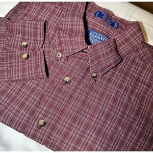 Pendleton Broadway Cloth Mens XL Wrinkle Resistant Button Front‎ Shirt